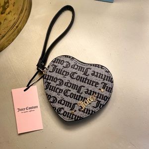 Juicy Couture Heart Wristlet Coin Purse